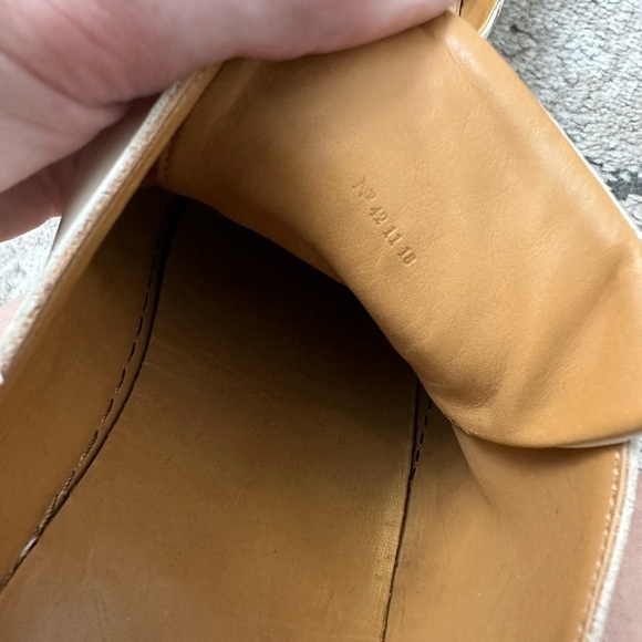 SEZANE Jack Trainers Patent Leather Comfort Sneakers Beige US 9.5 - Picture 9 of 11